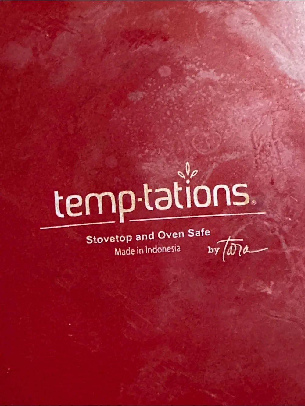 Temp-tations By Tara Old World Tea Kettle Teapot Stovetop Safe Temptations Red
